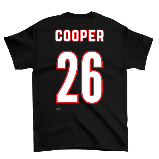Cooper Hockey Fan T-Shirt & Sticker Bundle