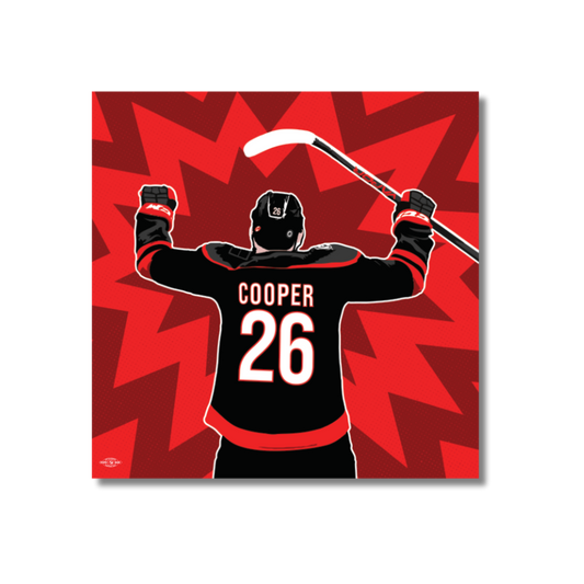 Cooper Hockey Fan Sticker
