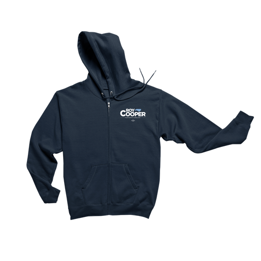 Roy Cooper Logo Zip-Up Hoodie