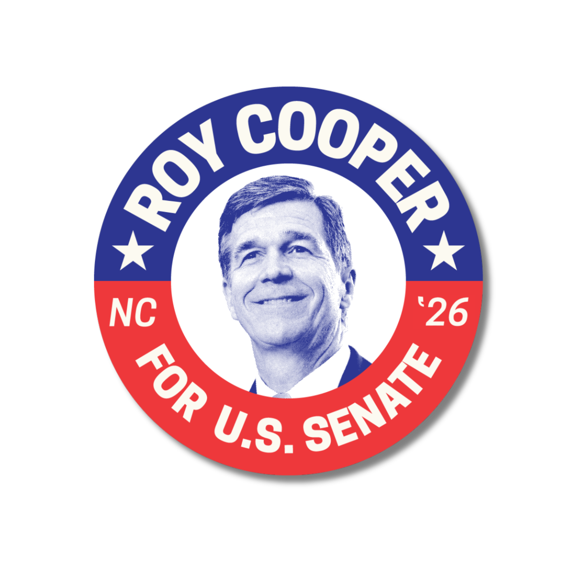 Roy Cooper for Senate Retro Sticker 2-Pack – Cooper Victory Fund
