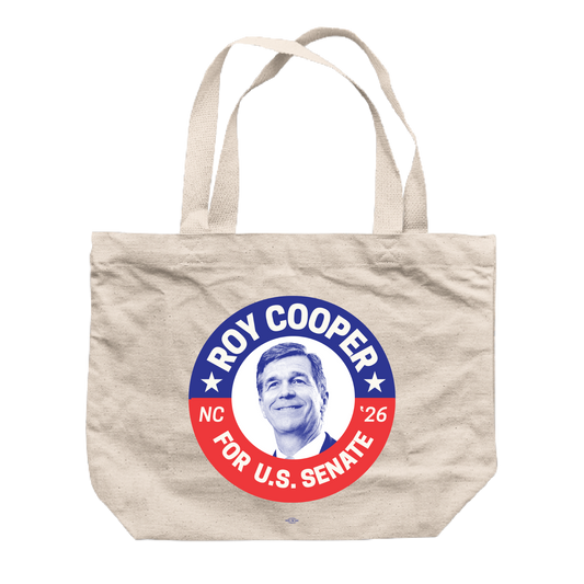 Roy Cooper for Senate Retro Tote